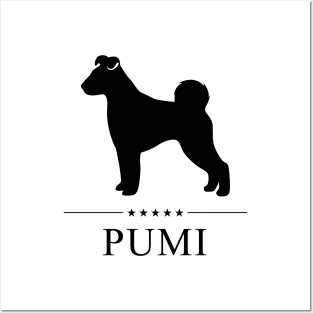 Pumi Black Silhouette Posters and Art